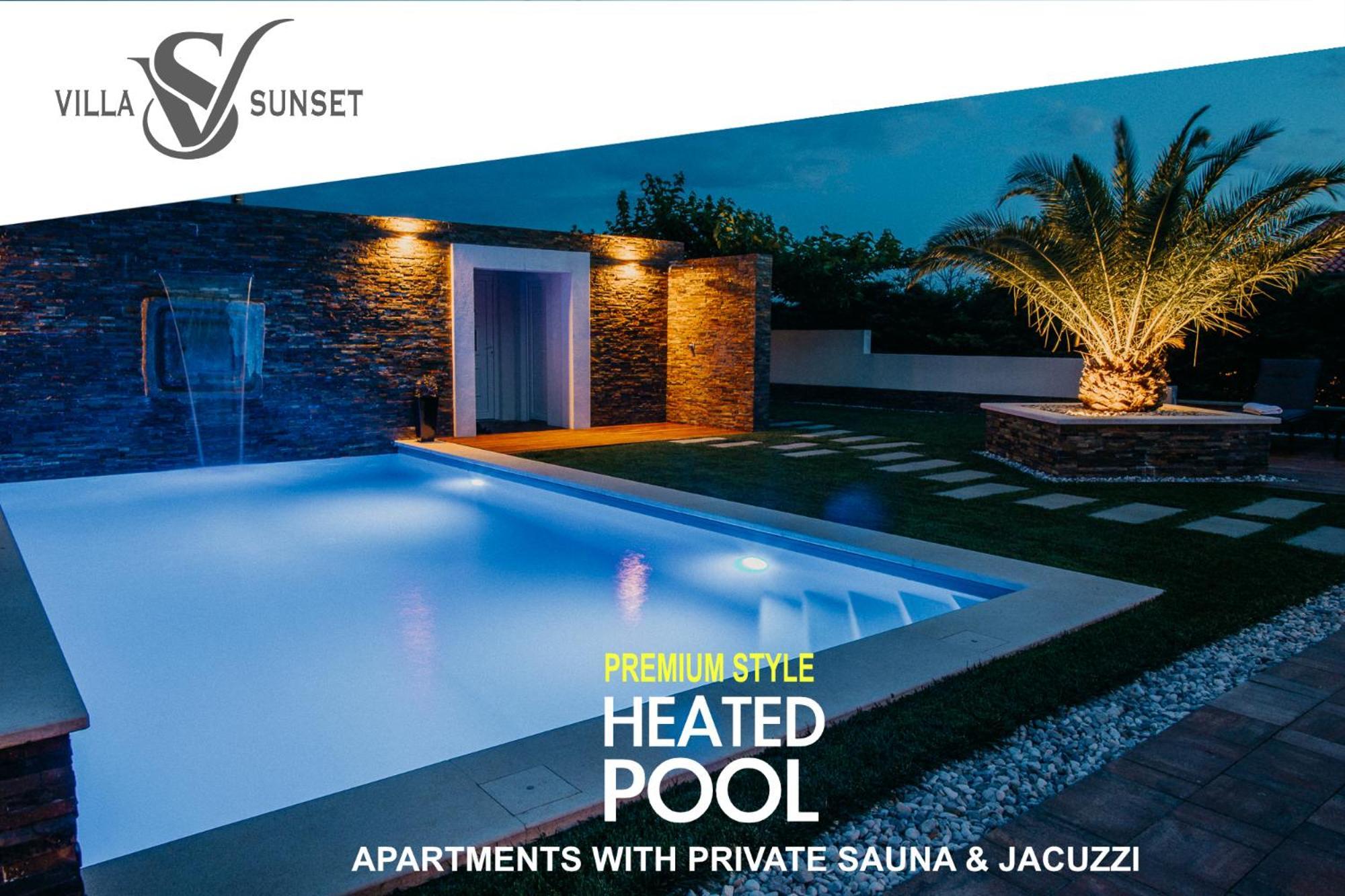 Zgornje Skofije Villa Sunset Pool & Spa Apartments מראה חיצוני תמונה